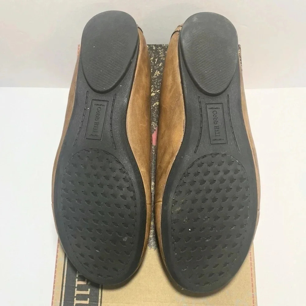 Cobb Hill by New Balance Women 7M Brown Leather Elaine Slip On Loafer Shoe - Picture 9 of 10